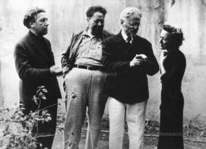 André Breton, Diego Rivera, Leon Trotsky, Jacqueline Lamba